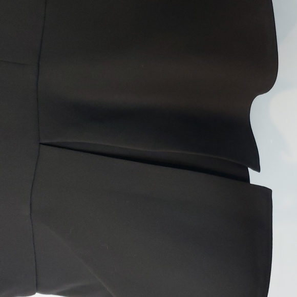 BCBGMaxAzria Abrielle Sleeveless Peplum Top Small Black New - Picture 5 of 9